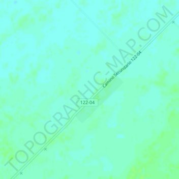 Topografische Karte Graciarena, Höhe, Relief