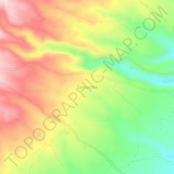 Topografische Karte Tamaona, Höhe, Relief
