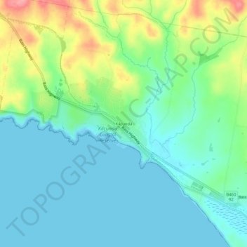 Topografische Karte Kilcunda, Höhe, Relief