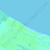 Topografische Karte Pantai Cahaya Bulan, Höhe, Relief