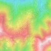 Topografische Karte Alpe di Mera, Höhe, Relief