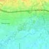 Topografische Karte Cangkuang Wetan, Höhe, Relief