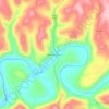 Topografische Karte Mahoning Furnace, Höhe, Relief