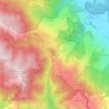 Topografische Karte Sky Londa, Höhe, Relief