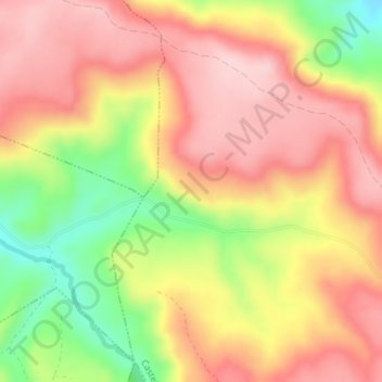 Topografische Karte Jaraiz, Höhe, Relief