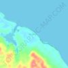 Topografische Karte Biduk-biduk, Höhe, Relief