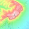 Topografische Karte 云梦山, Höhe, Relief