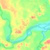 Topografische Karte Pano, Höhe, Relief