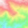 Topografische Karte Towulu, Höhe, Relief