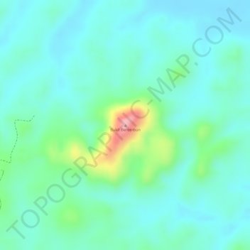 Topografische Karte Bukit Berembun, Höhe, Relief