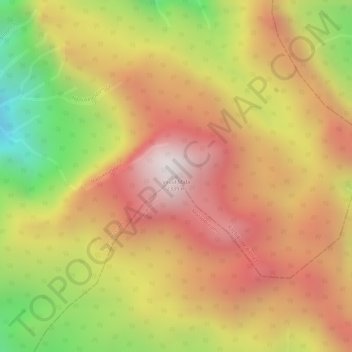 Topografische Karte Vavul Mala, Höhe, Relief