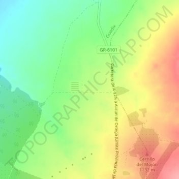 Topografische Karte Almagrera, Höhe, Relief