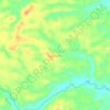 Topografische Karte Suka Maju, Höhe, Relief