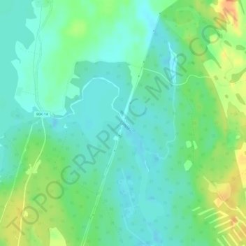 Topografische Karte Куст, Höhe, Relief