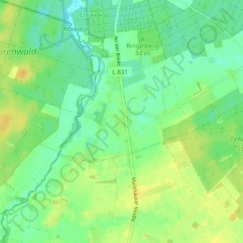 Topografische Karte Neumarkhausen, Höhe, Relief