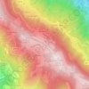 Topografische Karte Passo di Valcava, Höhe, Relief