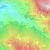 Topografische Karte Pulag, Höhe, Relief