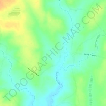 Topografische Karte Carnaubeira, Höhe, Relief