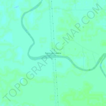 Topografische Karte Passo do Lontra, Höhe, Relief