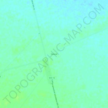 Topografische Karte Solanet, Höhe, Relief