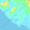 Topografische Karte Angeles, Höhe, Relief