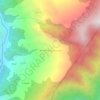 Topografische Karte खाण्यासिनी Khanyasni, Höhe, Relief