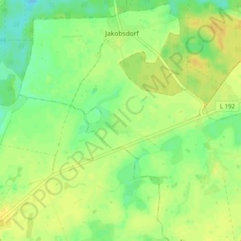 Topografische Karte Berthke, Höhe, Relief