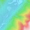 Topografische Karte Вид на водопад Шумка, Höhe, Relief