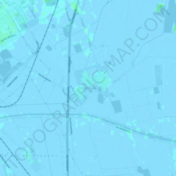 Topografische Karte Porto Fuori, Höhe, Relief