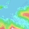 Topografische Karte Uskedalen, Höhe, Relief