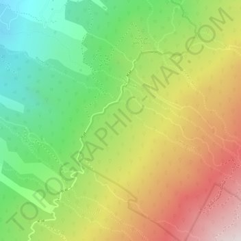 Topografische Karte La Foret, Höhe, Relief