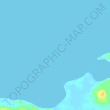 Topografische Karte Raja Ampat Island, Höhe, Relief