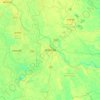 Topografische Karte Jamalpur, Höhe, Relief