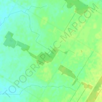 Topografische Karte McGrath Drain, Höhe, Relief