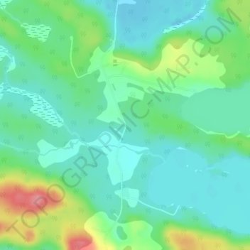 Topografische Karte Sagamok, Höhe, Relief