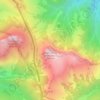 Topografische Karte Восточный Ачешбок, Höhe, Relief