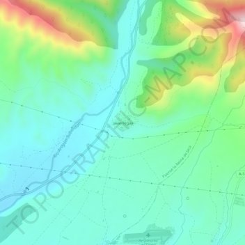 Topografische Karte Javierregay, Höhe, Relief