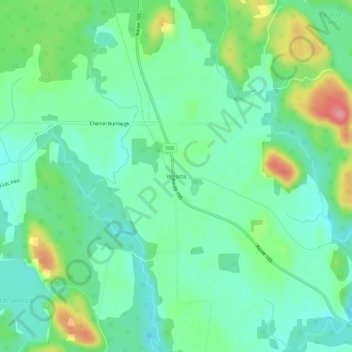 Topografische Karte Venosta, Höhe, Relief