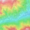 Topografische Karte Ussolo, Höhe, Relief
