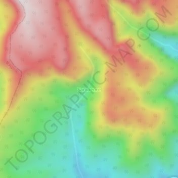 Topografische Karte Samaenre, Höhe, Relief