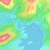 Topografische Karte Glengarriff, Höhe, Relief