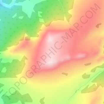 Topografische Karte Red Range, Höhe, Relief