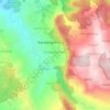 Topografische Karte kandangserang Selatan, Höhe, Relief