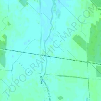 Topografische Karte Sainte-Brigide, Höhe, Relief