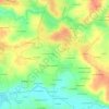 Topografische Karte La Gaudinais, Höhe, Relief