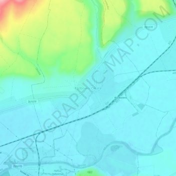 Topografische Karte Kaltherberg, Höhe, Relief