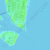 Topografische Karte South Pointe Beach, Höhe, Relief
