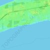 Topografische Karte Oriole Beach, Höhe, Relief
