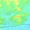 Topografische Karte Lapangan Swadaya Dusun Guwo, Höhe, Relief