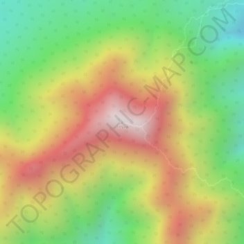 Topografische Karte Tinguá, Höhe, Relief